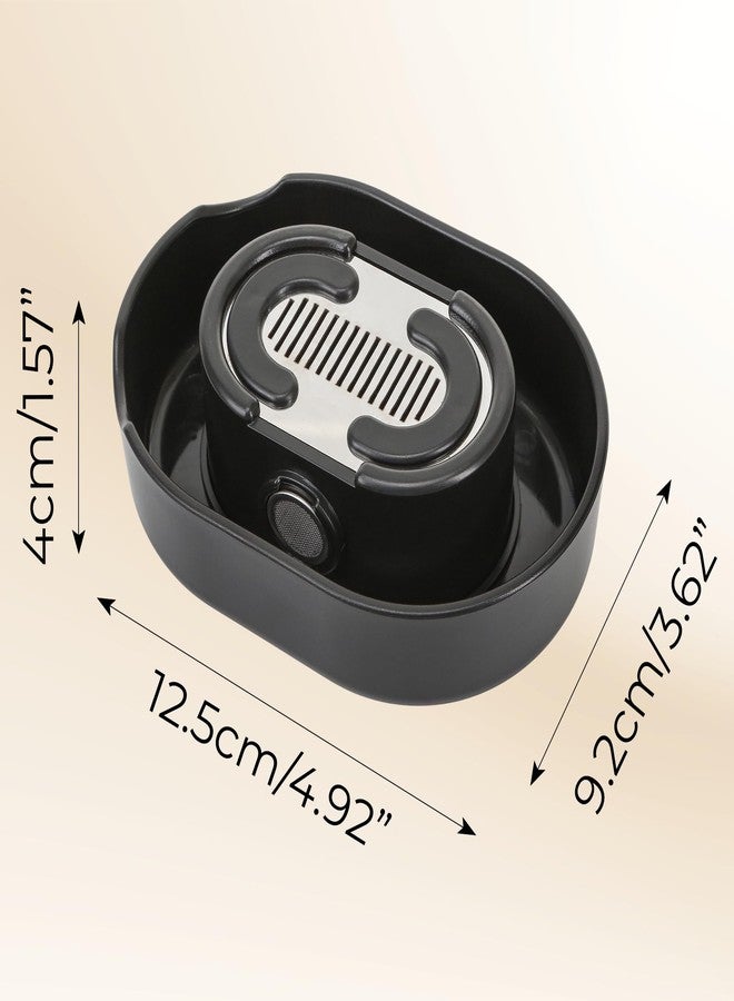 KH866 Razor Manual Rinser Push-Type Shaving Razor Cleaner Portable Rinser Tool for Men – Quick Cleaning, Save Water, No Electricity, Compatible with Most Hand Shavers and Cartridge Blades (1pac, Black) - Image 2